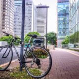 オフィス街とクロスバイク